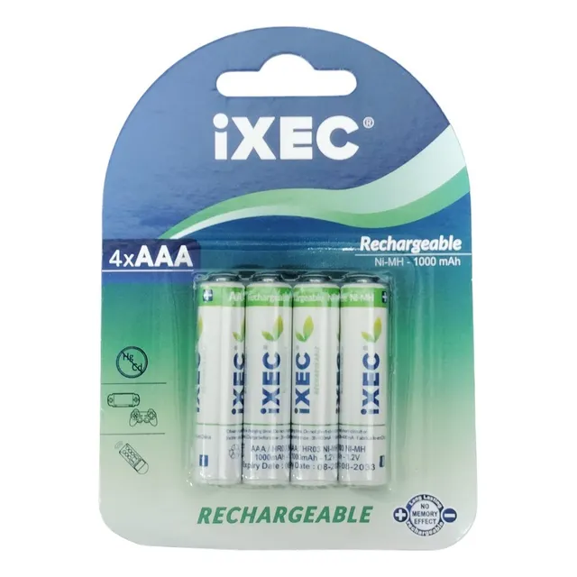Pila Recargable Aaa 1,2v 1000mah