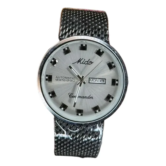 Reloj Mido Commander Cuarz (hombre) Metalico