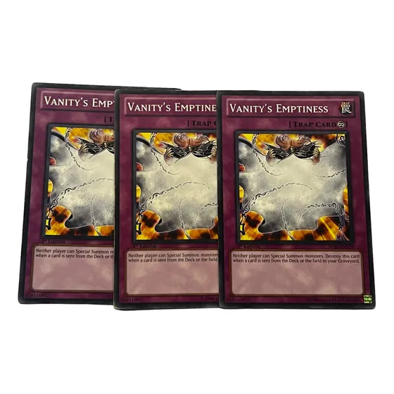 Vanity's Emptiness Comun X3 Yugioh