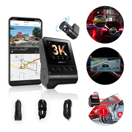 Ddpai Z40 Câmera Veicular 3k+1080p Gps Sony Imx335 2'' Tela