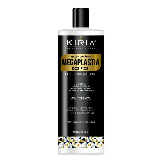 Escova Organica Megaplastia Kiria Profissional Zero Formol L