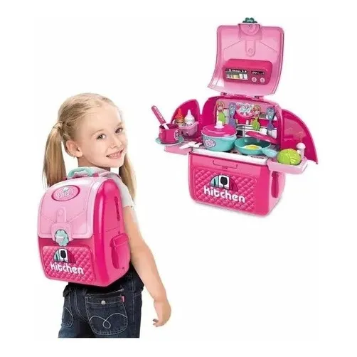 Cocina Infantil 2 En 1 Cocinita De Juguete Niñas