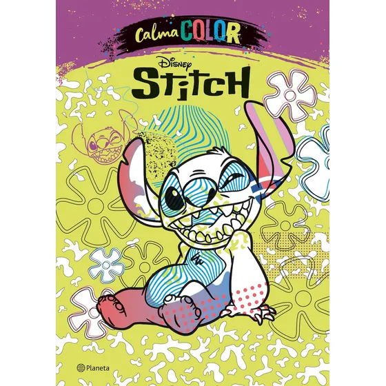 Calma Color. Stitch: , De Disney. , Vol. 1. Editorial Planeta Junior, Tapa Blanda, Edición 1 En Español, 2023