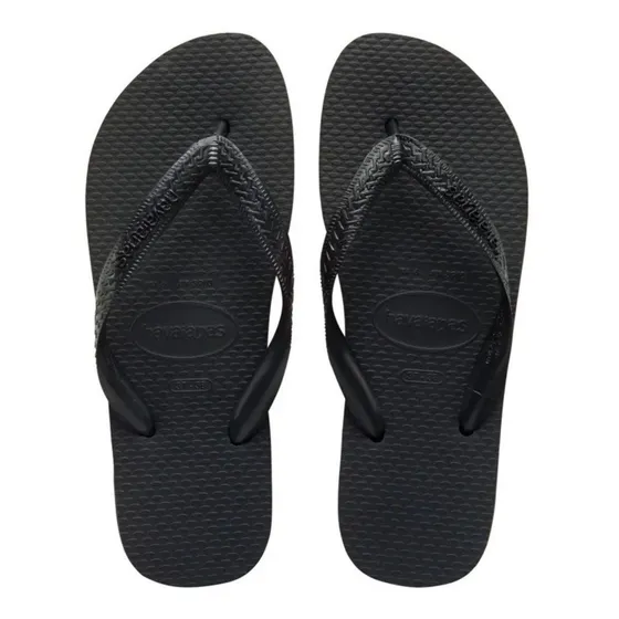 Havaianas Ojotas Lisas Color Negro Unisex Originales