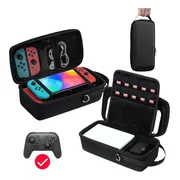 Estuche Funda Para Nintendo Switch Oled Gran Capacidad Viaje