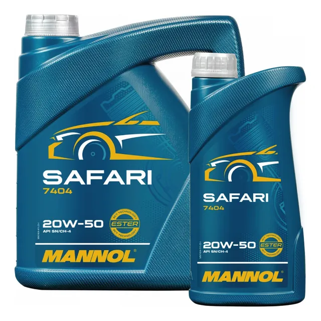 Aceite Mannol 20w50 Safari 4 Litros Aleman Synthetic Blend