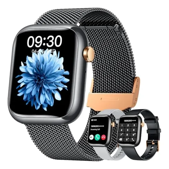 Smartwatch Para Mujer Android Fitness Tracker: Black Cxgdz