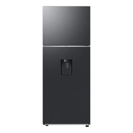 Refrigerador Top Freezer 394l Samsung Gris Oscuro