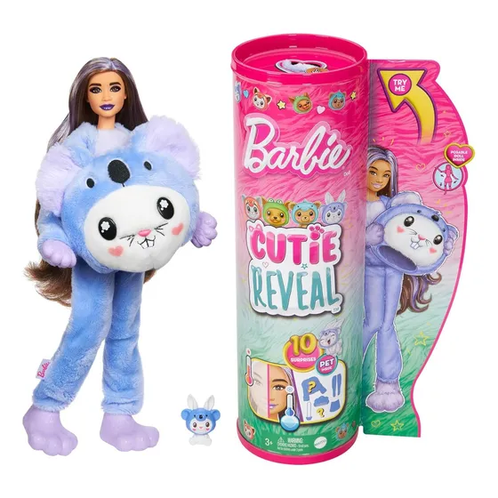 Barbie Cutie Reveal Muñeca Con Disfraz Peluche Teletiendauy