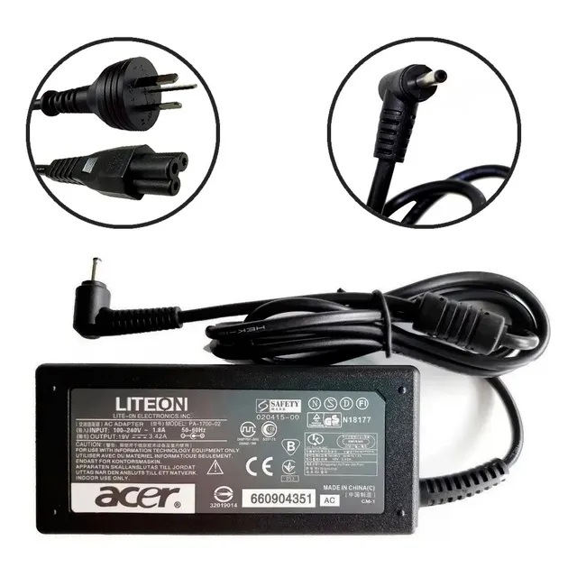 Cargador Acer Aspire R13 R7 371 Pin 3mm 19v 3,42a 65w Orig