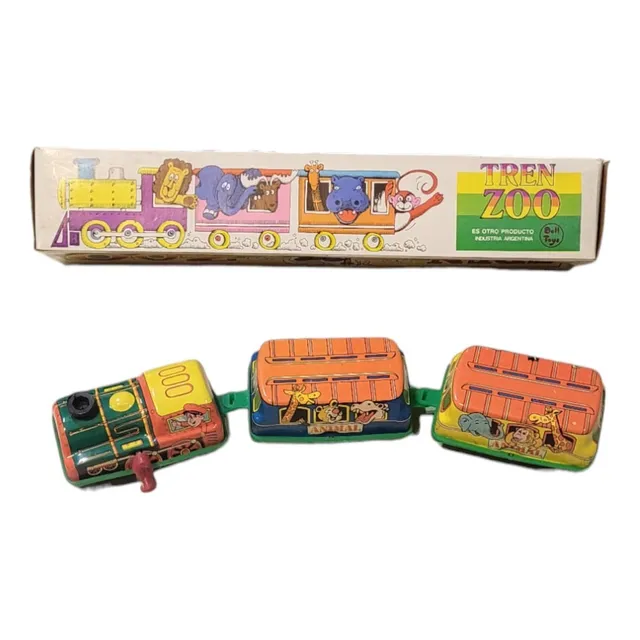 Antiguo Juguete Tren Zoo Doll Toys 27 Cm Jretro