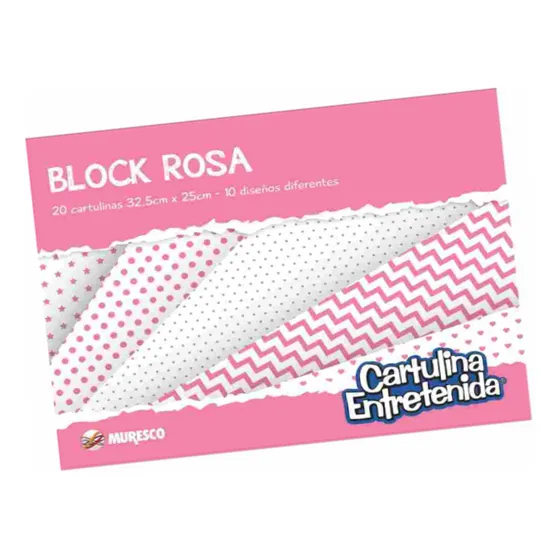 Block Muresco Cartulina Entretenida Fantasia Color No.5 
