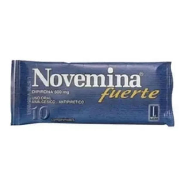 Novemina Fuerte 500 Mg  10 Comprimidos| Dipirona