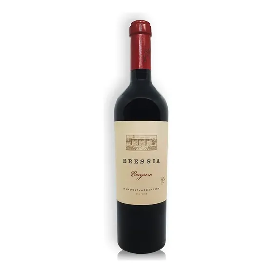 Bressia Conjuro vino tinto blend 2015 750 mL, Malbec Cabernet Sauvignon Merlot, Luján de Cuyo, Argentina