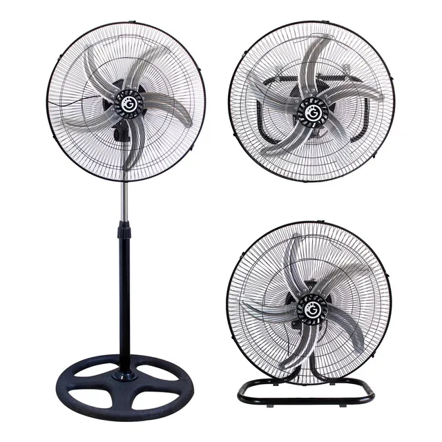 Ventilador Pie Oscilante Pared Piso 3 En 1 Goldtech 5 Aspas®