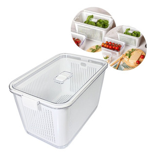 Pote Hermético Slim 4.470ml Com Cesto Salada Frutas Paramount Pote Hermético Slim 4.470ml Com Cesto Salada Frutas Paramount