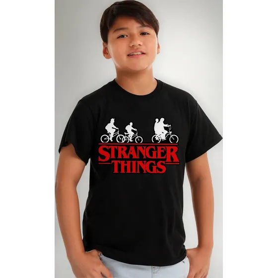Remera Camiseta Stranger Things Hellfire Club Niños Niñas