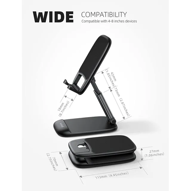 Lamicall Soporte De Teléfono Plegable Para Escritorio, Sopor