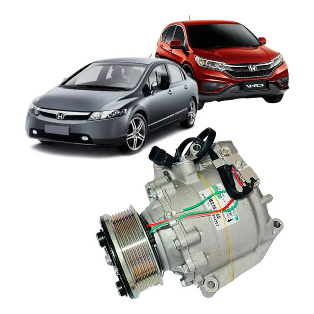 Compressor Honda New Civic Accord Cr-v Trse07 7p 