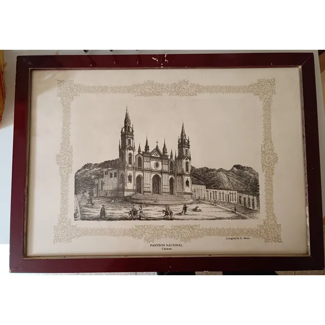 Litografías De H. Neun. Caracas Antigua Originales