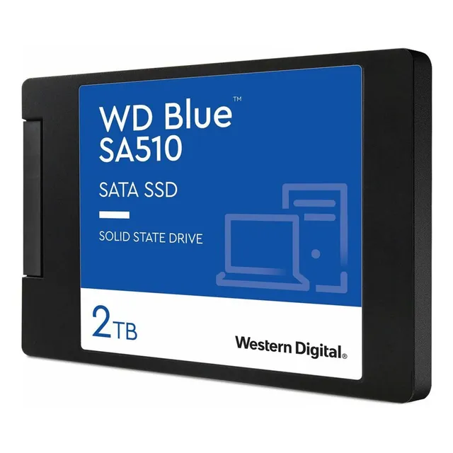 Ssd 2tb 2.5 Sata 3 560mb/s Leit- 520mb/s Grav Wdblue Sa510 Wds200t3b0a Western Digital