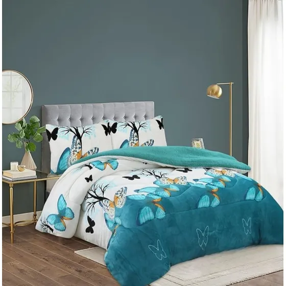 Cubrecama De Invierno Plush Con Chiporro 2 P F177