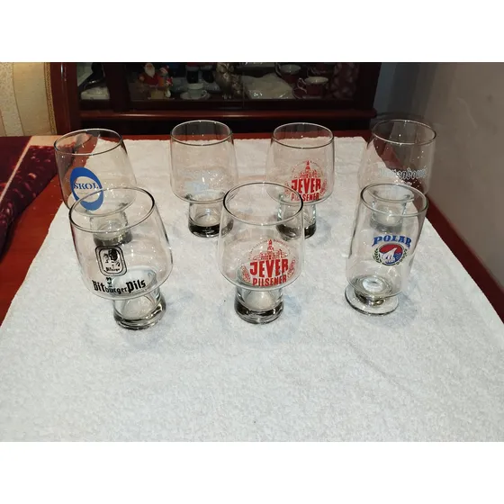 Siete (7) Vasos Cerveceros / (leer Descripción)