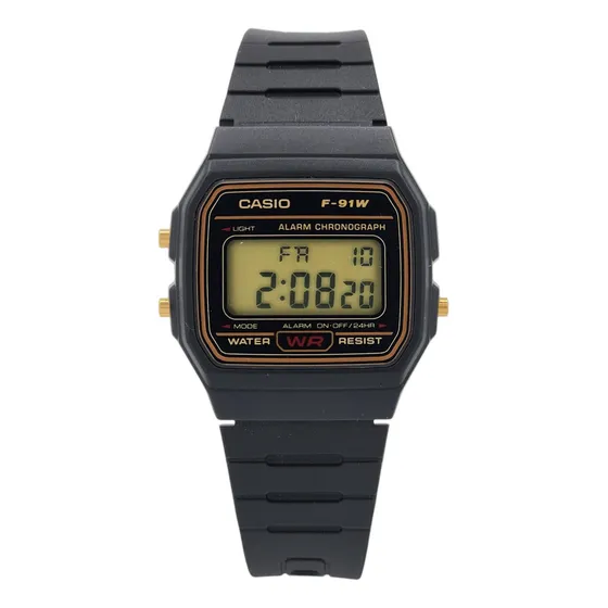 Reloj Pulsera de Resina Casio Collection F91WM9A Negro