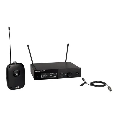 Sistema Inalámbrico Con Micrófono Lavalier Shure Slxd14/93 Color Negro