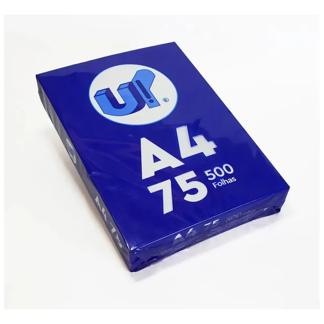 Papel Sulfite A4 Up! 75g Kit Com 6 Pacotes 3000 Folhas