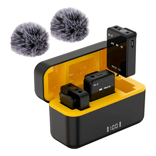 Micrófono Corbatero Inalámbrico Celular iPhone Cámara 3.5mm