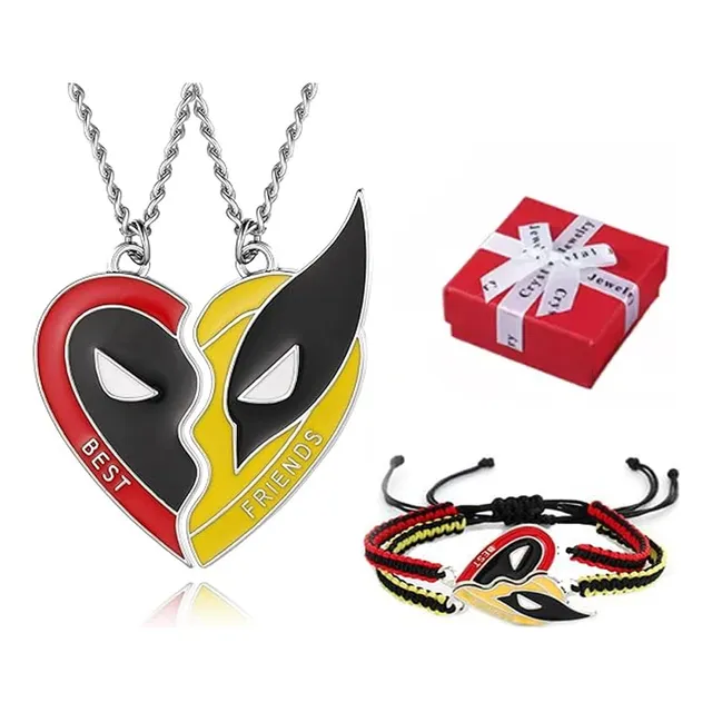 Collar Amistad Deadpool Y Wolverine Película Mejores Amigos