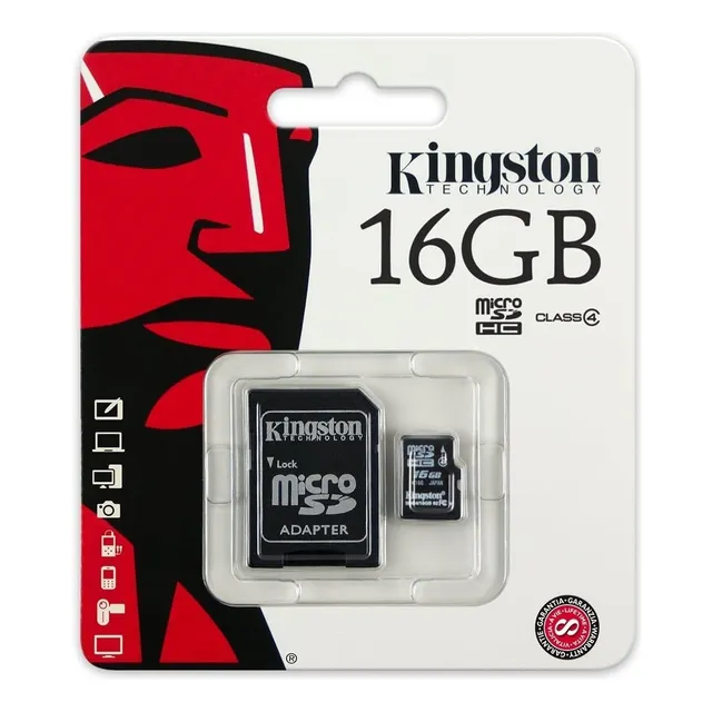 Memoria Micro Sd Hc Kingston Original De 16 Gb
