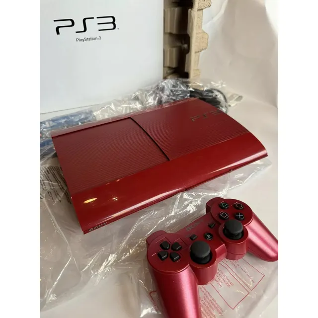 Sony Playstation 3 Super Slim 1tb Garnet Red