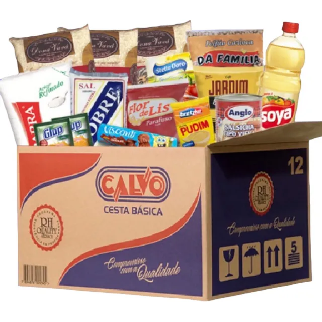 Cesta Básica Calvo Produtos De Qualidade Doação Social