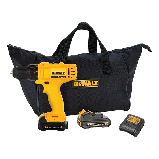 Parafu Furad 3/8pol. 12v Máx Ion-lítio 11v Dewalt-dcd700c2