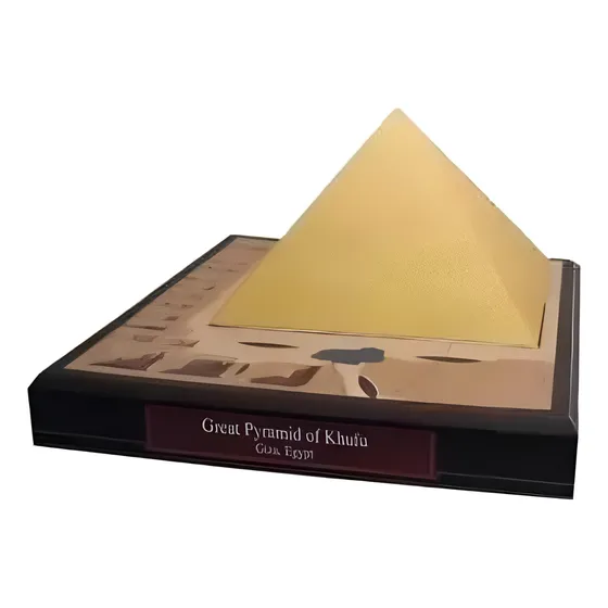Maquete - Grande Pirâmide De Quéops, No Egito - Para Montar