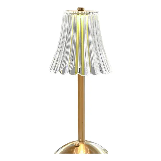 Luminária Abajur De Mesa Saia Seda Com Barra Led Sensor Toque De Luz Quarto Sem Fio 3 Cores