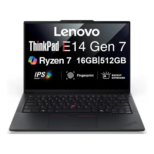 極美品 ThinkPad E14 Gen5 Ryzen7 16GB 512GB Lenovo Laptop empresarial ThinkPad E14 Gen 5, tela FHD + de 14