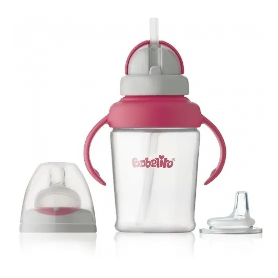  Vaso Babelito Mamadera Set De Transición Antiderrames 3 En 1