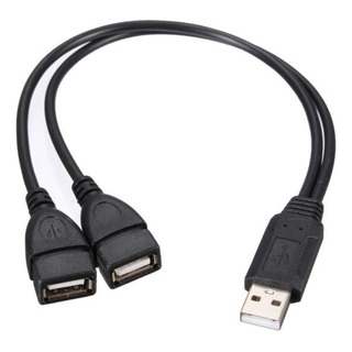 Cabo Usb 1 Macho Para 2 FĂȘmea Duplo Usb 2.0 Cabo Usb 1 Macho Para 2 FĂȘmea Duplo Usb 2.0