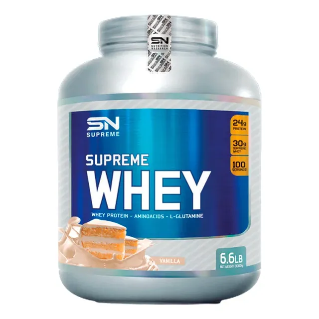 Supreme Whey Protein 6.6 Lb, Proteína Sabor Vanilla