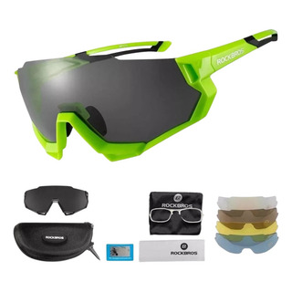 Óculos Rockbros Ciclismo Beach Tenis. 5 Lentes + Case. C/ Nf Óculos Rockbros Ciclismo Beach Tenis. 5 Lentes + Case. C/ Nf