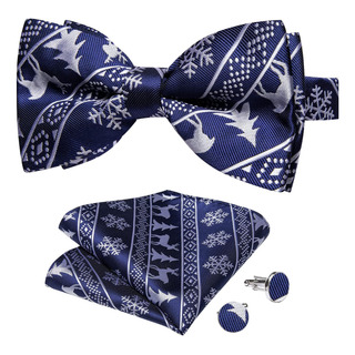 Dibangu Pajaritas Preatadas De Navidad Para Hombre Azul R... Dibangu Pajaritas Preatadas De Navidad Para Hombre Azul R...