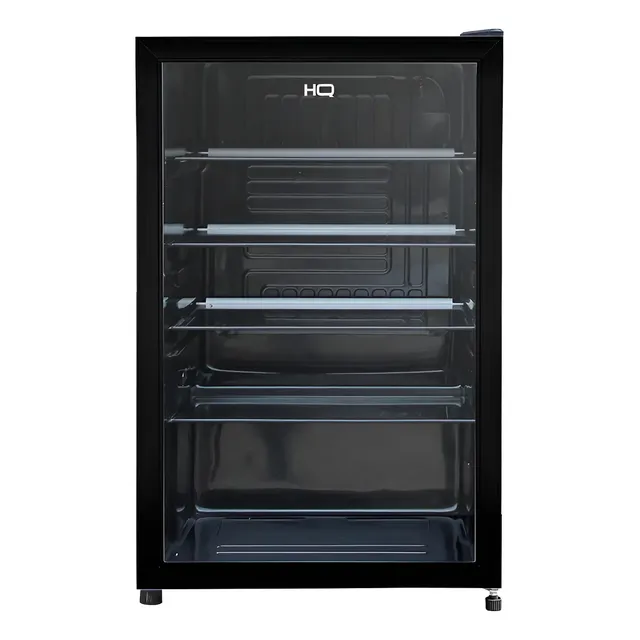 Frigobar Expositor Vertical Hq Vid Duplo 130l Pt Hq-130fbpvl Preto