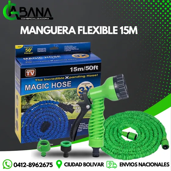 Manguera Expandible Hasta 15mts Magic Hose