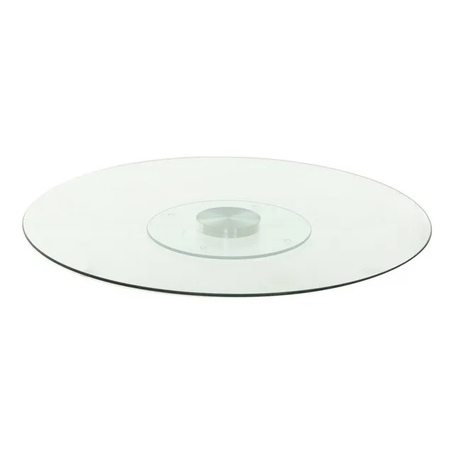 Lazy Susan Base Giratoria De Cristal Templado 40 Cm | Lz-001