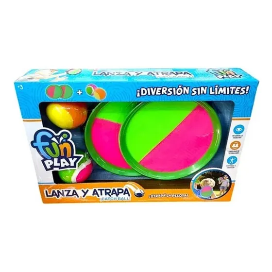 Fun Play Lanza Y Atrapa Catch Ball
