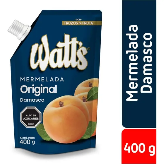 Mermelada Watt´s Damasco Doypack 400 G
