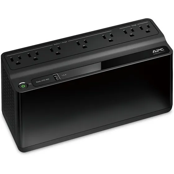 No Break Apc Back-ups Be600m1-lm 600va 330w 120v 7 Contactos
